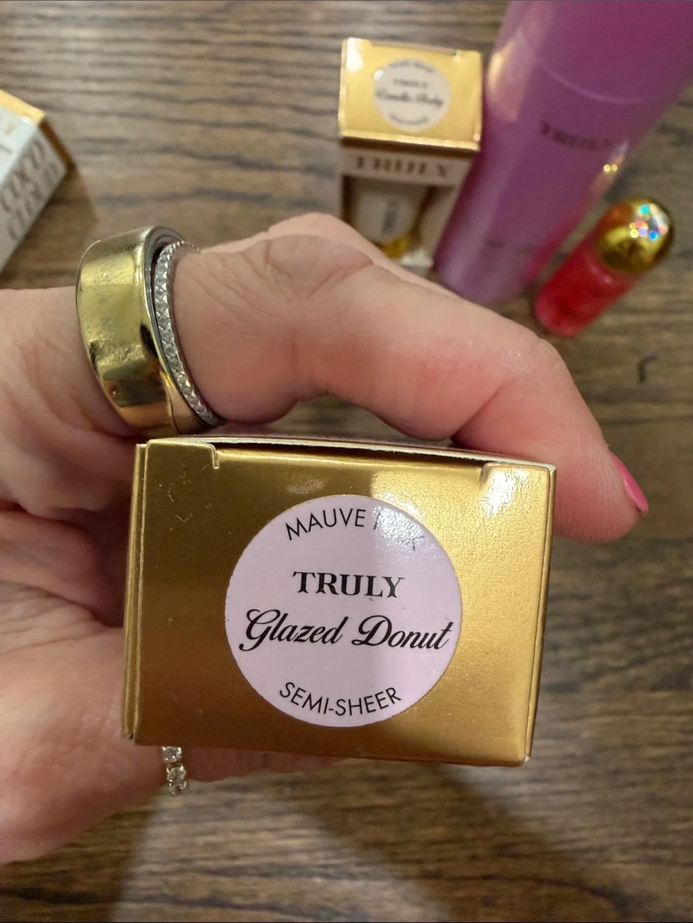 TRULY Pink Smooth Shave Cream & Assorted Hydrating Lip Gloss Trio
